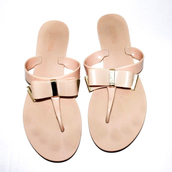 Michael kors jelly sandals bow Clearance